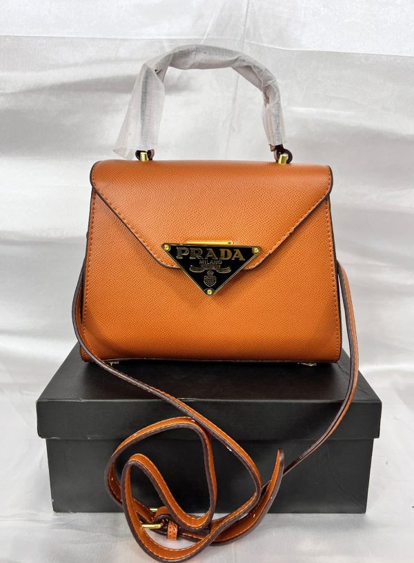 Prada Hand Bag - Brown