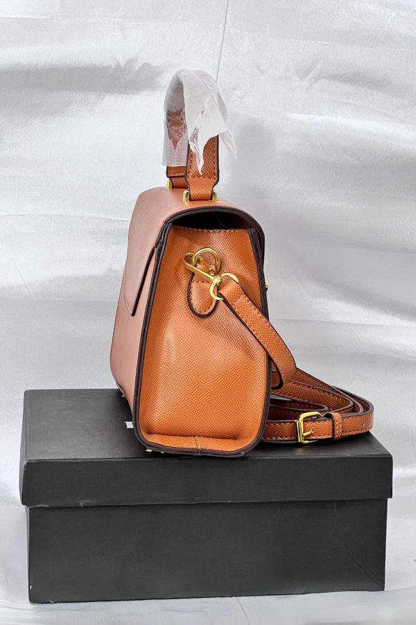 Prada Hand Bag - Brown - Image 5