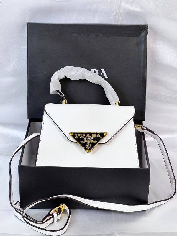 Prada Hand Bag - White - Image 4