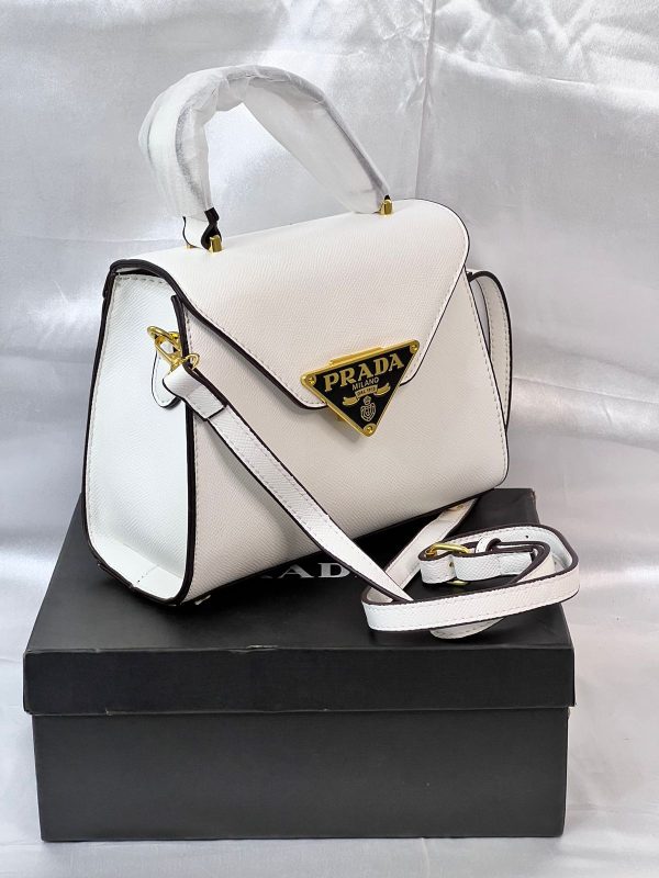 Prada Hand Bag - White - Image 6