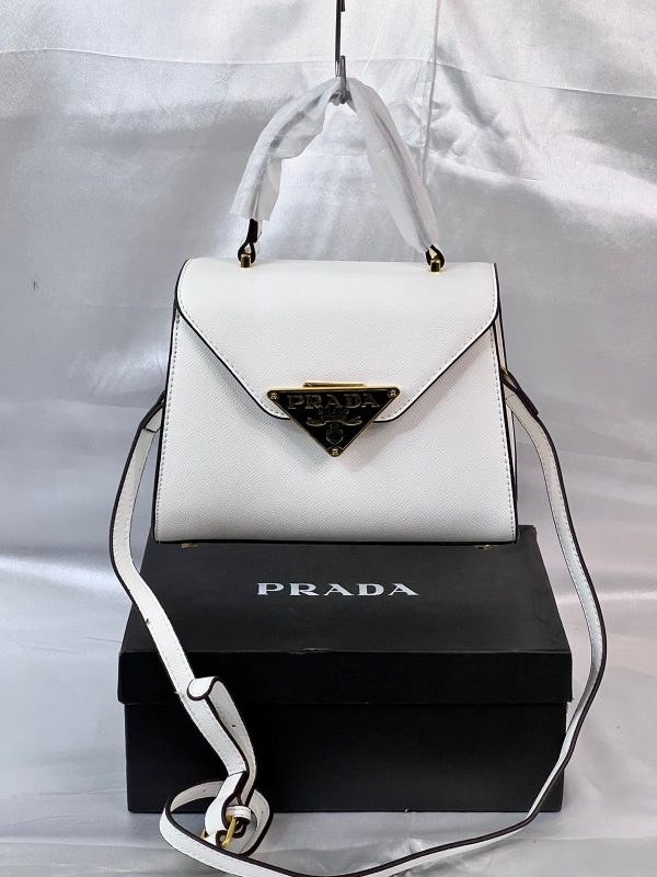 Prada Hand Bag - White - Image 7