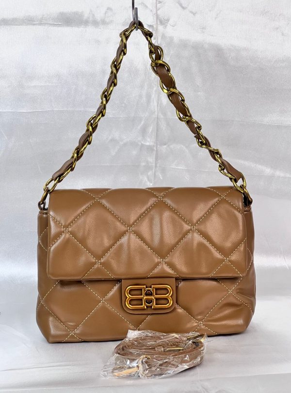 Burberry Hand Bag – Khaki - Image 3