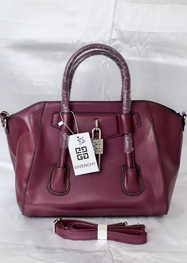 Givenchy Tote Bag - Maroon - Image 5