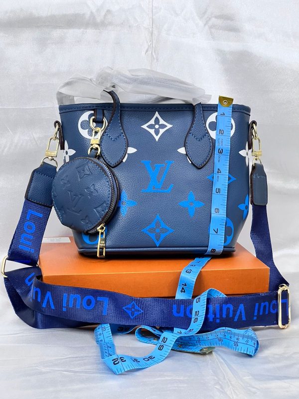 LV Bucket Bag - Blue - Image 3