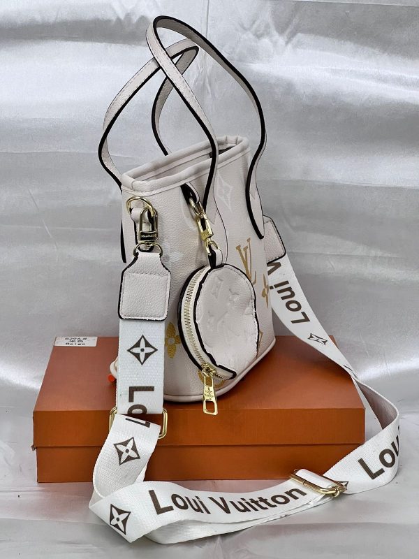 LV Bucket Bag - Beige - Image 4