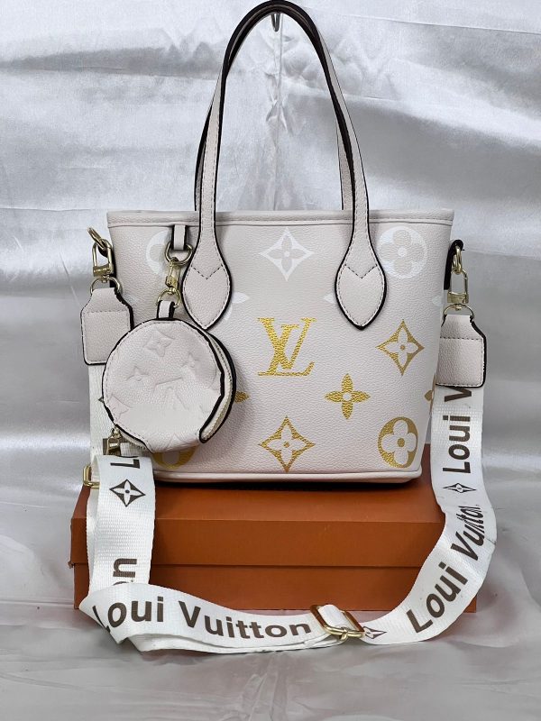 LV Bucket Bag - Beige - Image 5