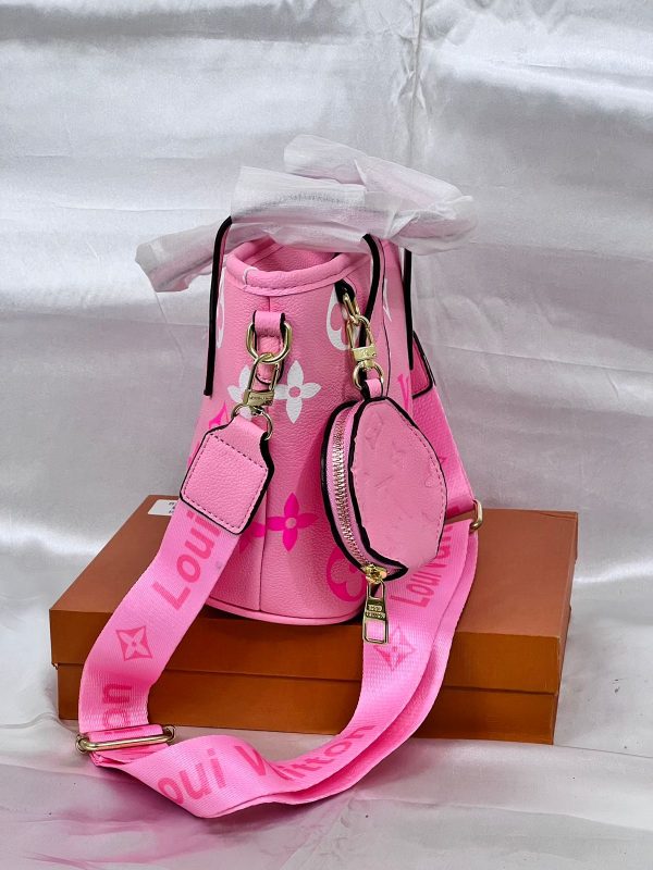 LV Bucket Bag - Pink - Image 5