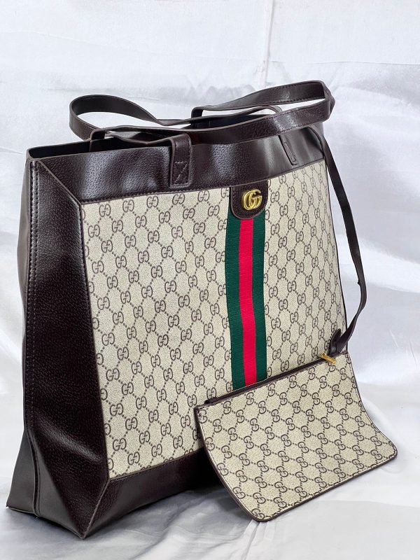 Gucci Large Tote Bag - Brown - Image 5