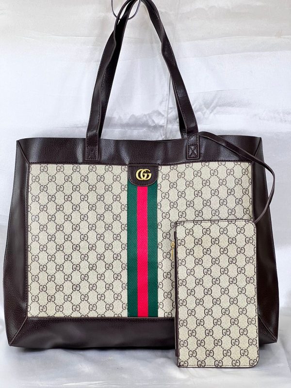 Gucci Large Tote Bag - Brown