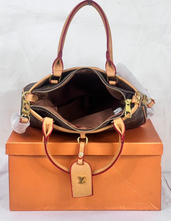 LV Hand Bag - Brown - Image 5