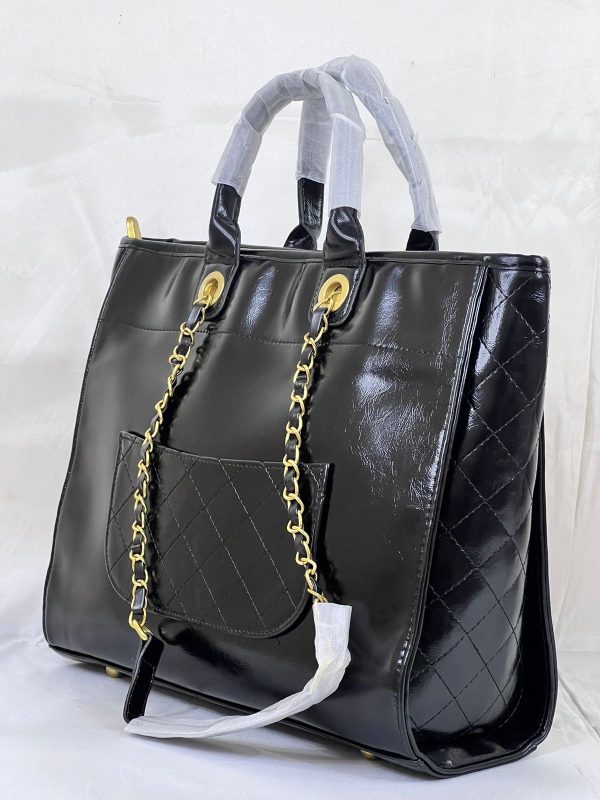 Chanel Tote Bag - Black - Image 4