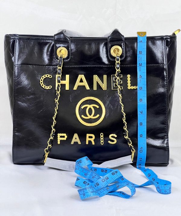 Chanel Tote Bag - Black - Image 3