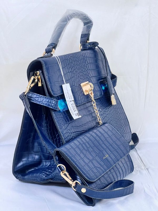 Aldo Hand Bag - Blue - Image 4