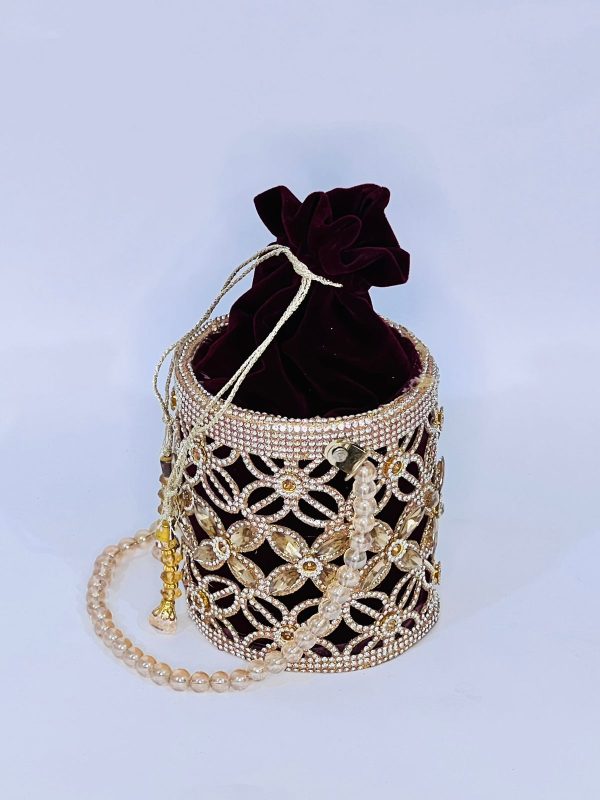 Golden Bridal Potli - Image 3