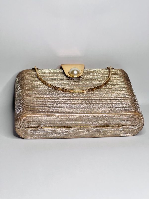 Rose Gold Bridal Clutch For Wedding - Image 2