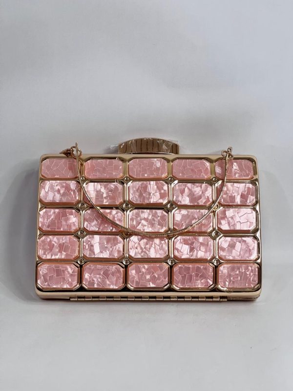 Women's Pink Acrylic Purse - Image 3