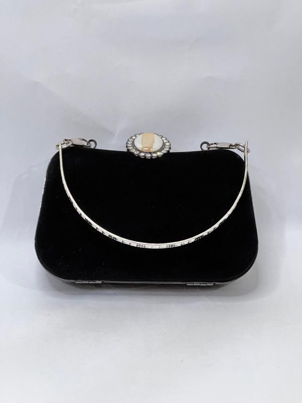 Shimmer Black Bridal Clutch