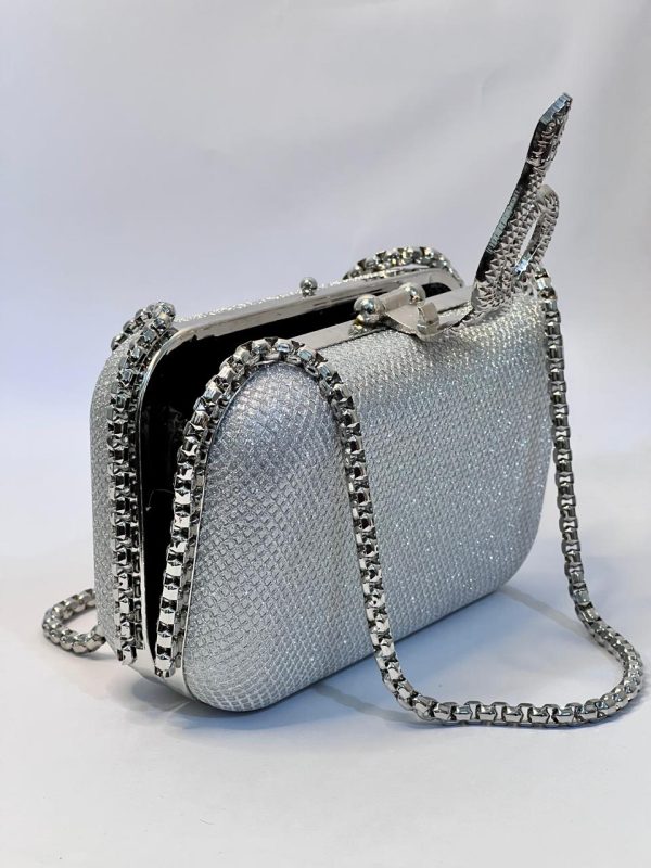 Cobra Silver Clutch - Image 3