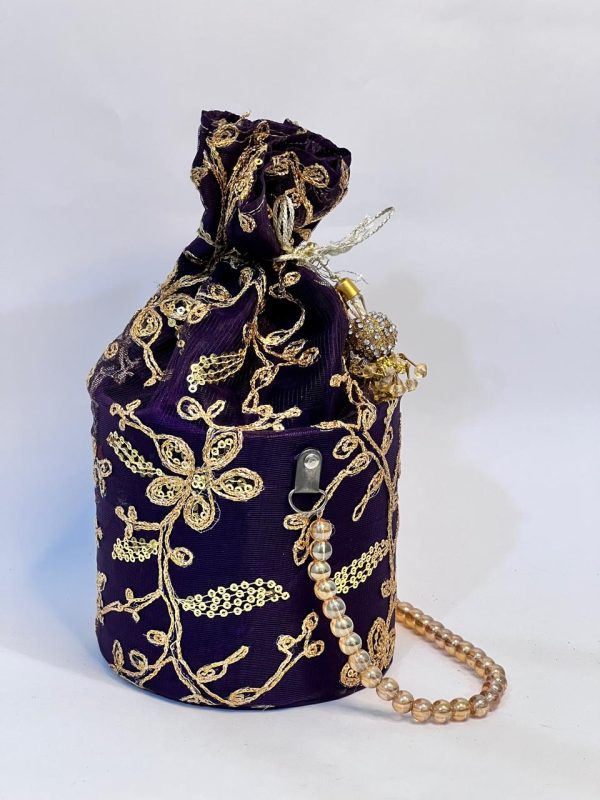 Embroidery Potli Purse Partywear - Image 2