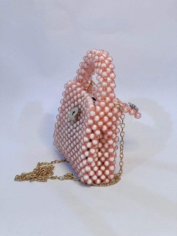 Pink Bead Handbag - Image 3