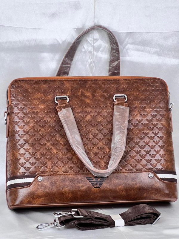 Armani Laptop Bag - Brown