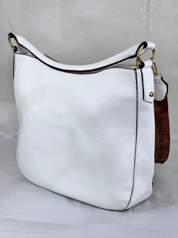 Tory Burch White Leather Hobo Bag - Image 5