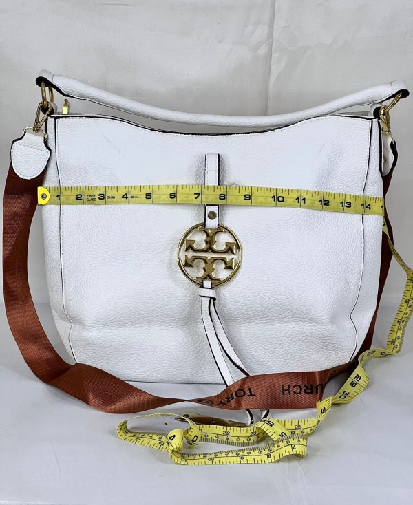 Tory Burch White Leather Hobo Bag - Image 3