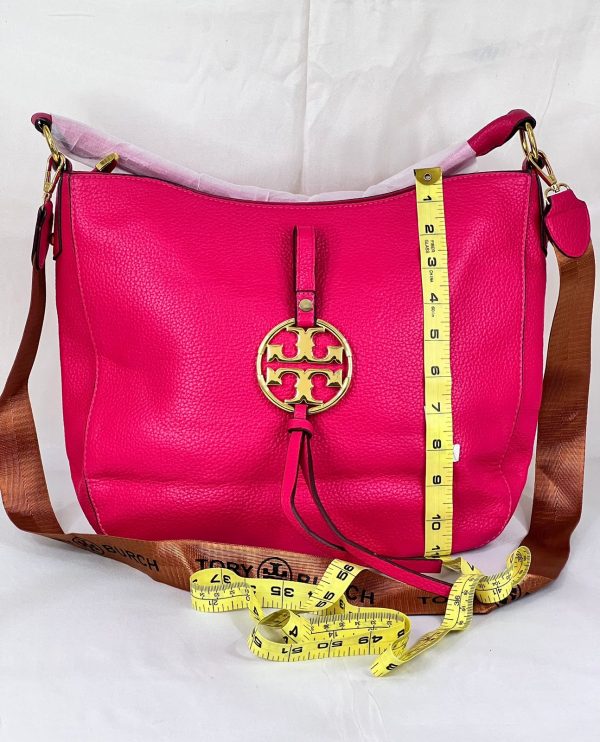 Tory Burch Pink Leather Hobo Bag - Image 2