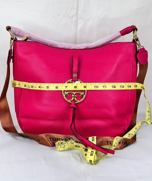 Tory Burch Pink Leather Hobo Bag - Image 3