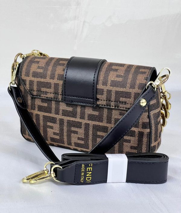 Fendi Cross Body Bag - Brown - Image 4