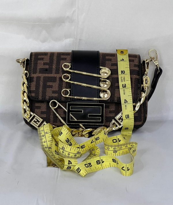 Fendi Cross Body Bag - Brown - Image 3