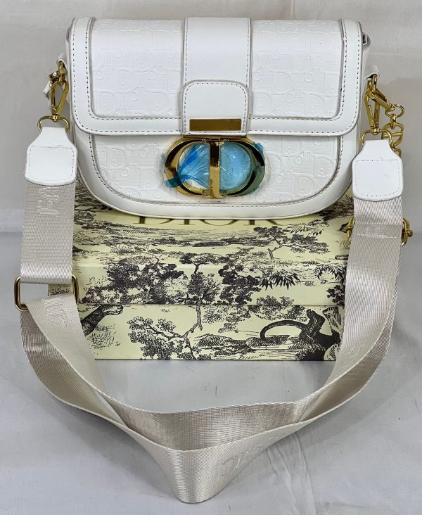 Cristian Dior Cross Body - White