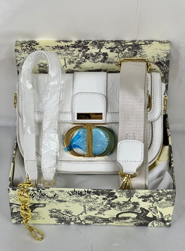 Cristian Dior Cross Body - White - Image 3