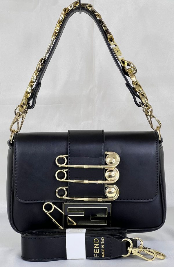 Fendi Cross Body Bag - Black - Image 2