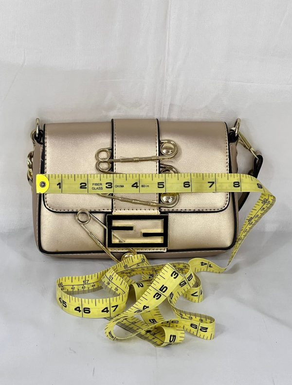 Fendi Cross Body Bag - Gold - Image 3