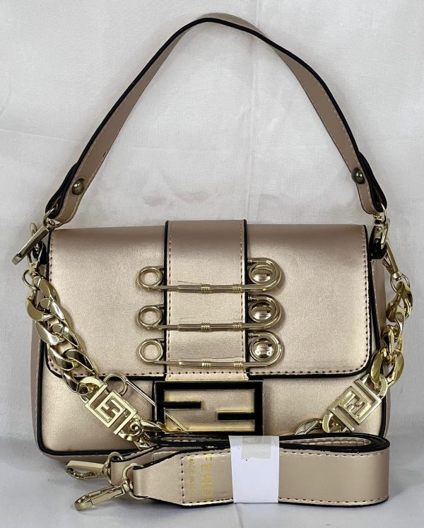 Fendi Cross Body Bag - Gold