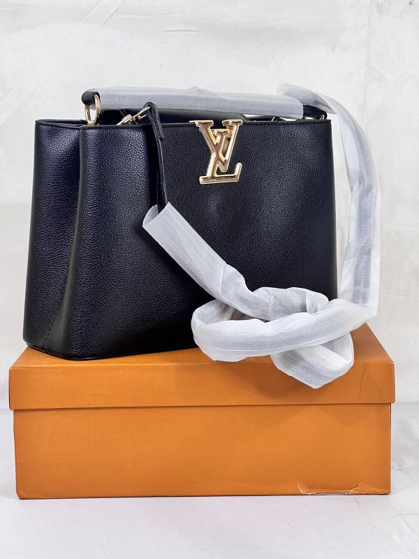 Louis Vuitton Epi Hand Bag - Black - Image 2