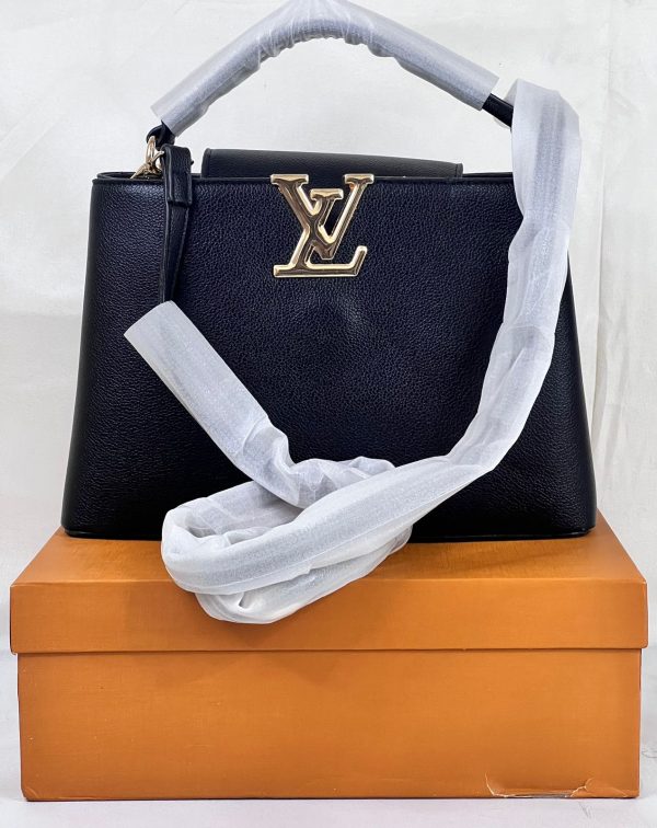 Louis Vuitton Epi Hand Bag - Black