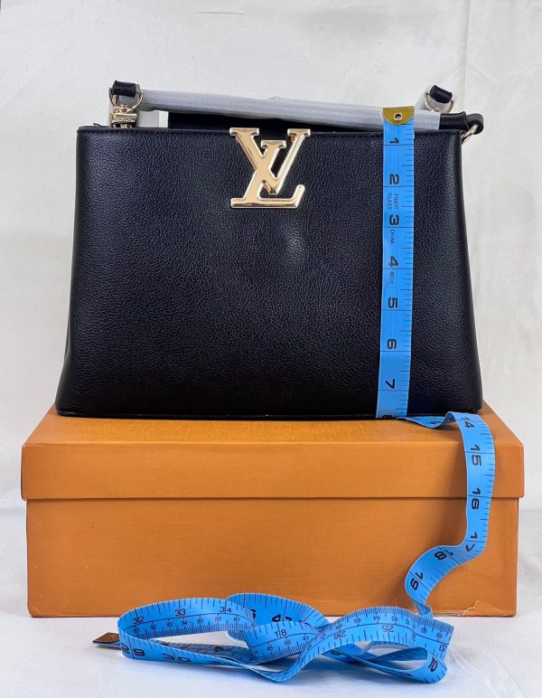 Louis Vuitton Epi Hand Bag - Black - Image 6