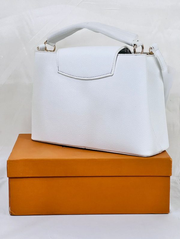 Louis Vuitton Epi Hand Bag - White - Image 3