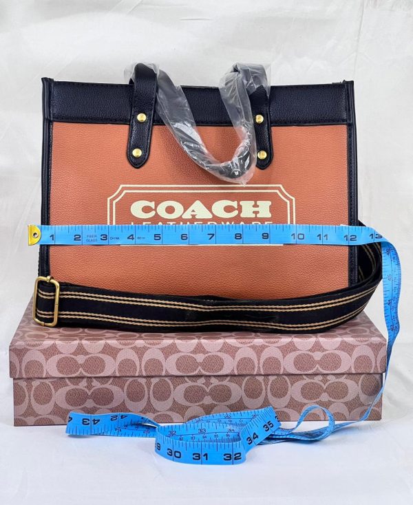 Coach Hand Bag - Brown - Image 3