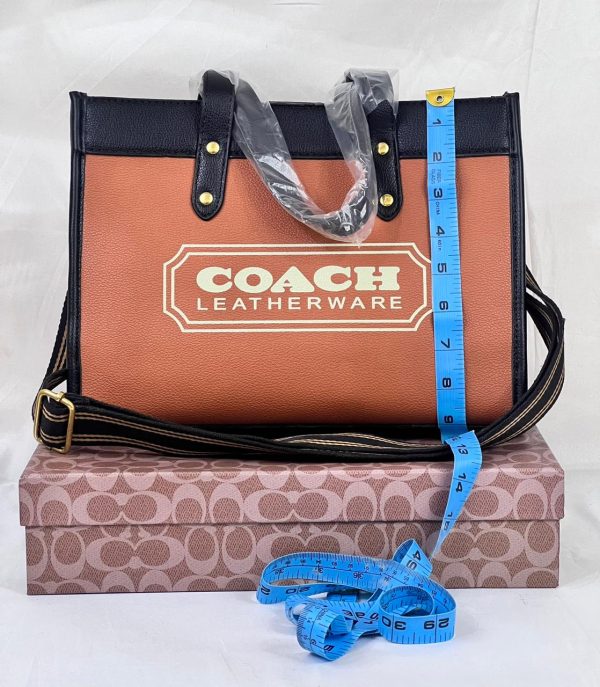 Coach Hand Bag - Brown - Image 2