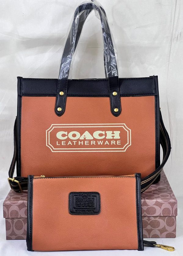 Coach Hand Bag - Brown