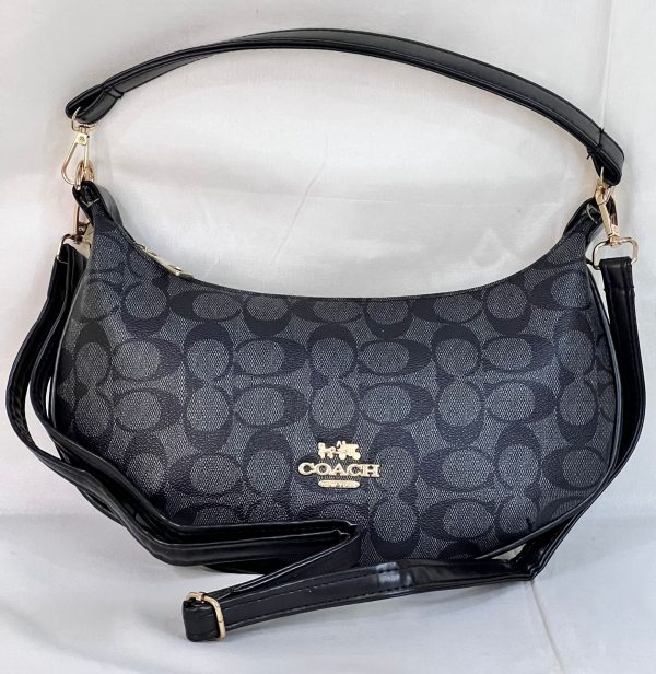 Coach Signature Hobo Bag - Black