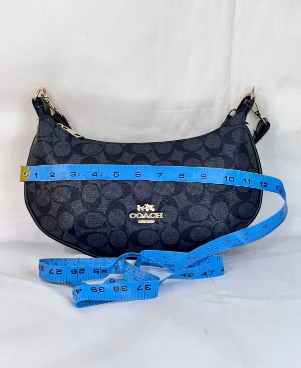 Coach Signature Hobo Bag - Black - Image 2