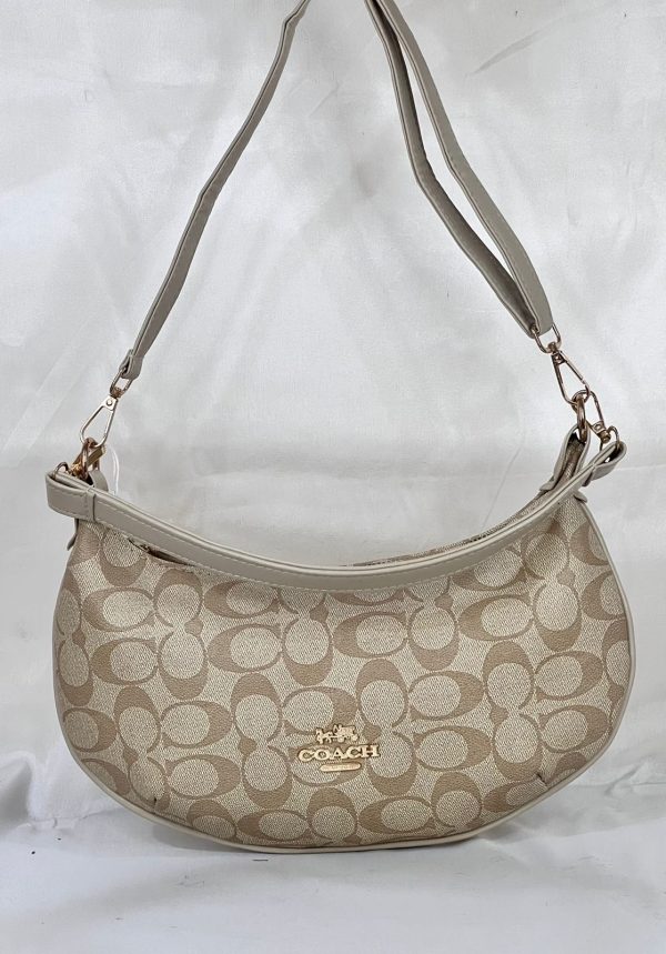 Coach Signature Hobo Bag - Khaki - Image 4